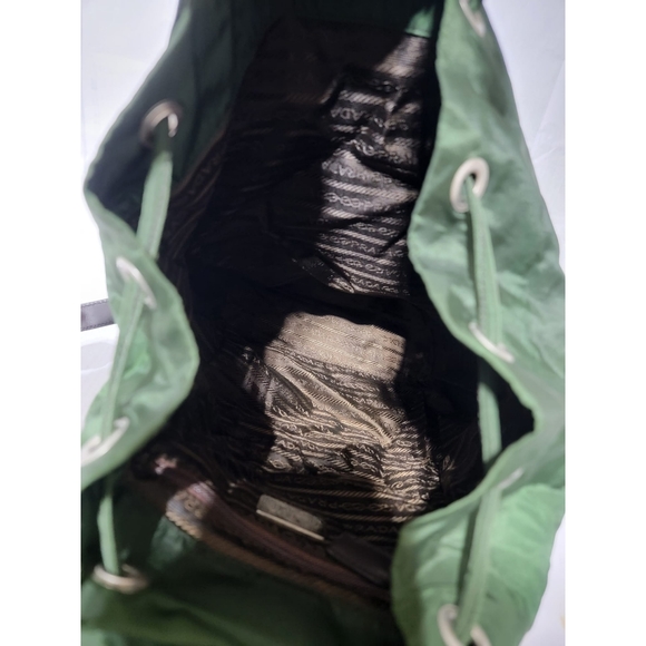 PRADA Tessuto Backpack Nylon Army Green - Picture 13 of 13